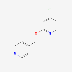 4-Chloro-2-(pyridin-4-ylmethoxy)pyridine