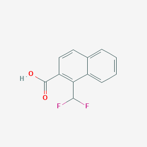 1-(Difluoromethyl)naphthalene-2-carboxylic acid