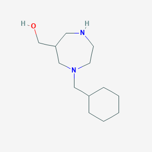 molecular formula C13H26N2O B11883218 [1-(CyclohexYl-Methyl)-1,4-Diazepan-6-Yl]Methanol CAS No. 1158734-79-2