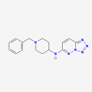 N-(1-benzyl-4-piperidinyl)tetraazolo[1,5-b]pyridazin-6-amine