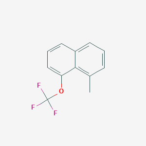 molecular formula C12H9F3O B11883288 1-Methyl-8-(trifluoromethoxy)naphthalene 