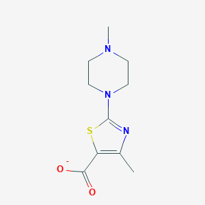 4-Methyl-2-(4-methylpiperazin-1-yl)-1,3-thiazole-5-carboxylate