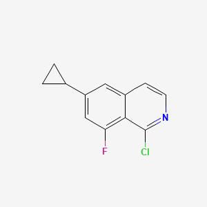 1-Chloro-6-cyclopropyl-8-fluoroisoquinoline