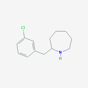 2-[(3-Chlorophenyl)methyl]azepane