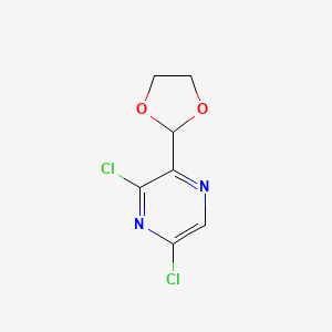 3,5-Dichloro-2-(1,3-dioxolan-2-yl)pyrazine