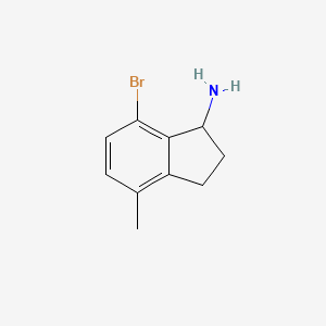 7-Bromo-4-methyl-2,3-dihydro-1H-inden-1-amine