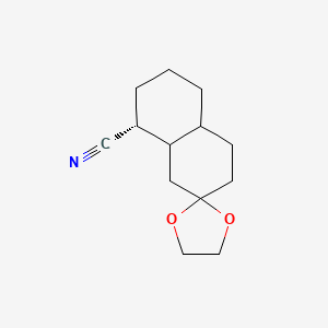 (8'R)-Octahydro-1'H-spiro[[1,3]dioxolane-2,2'-naphthalene]-8'-carbonitrile