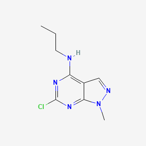 6-Chloro-1-methyl-n-propyl-1h-pyrazolo[3,4-d]pyrimidin-4-amine