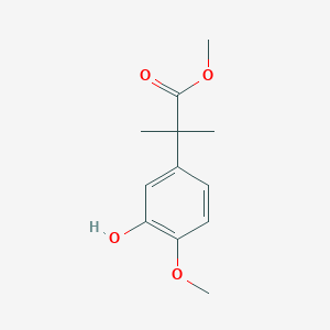 Methyl 2-(3-hydroxy-4-methoxyphenyl)-2-methylpropanoate