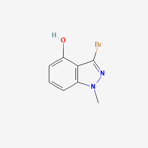 3-Bromo-1-methyl-1H-indazol-4-ol