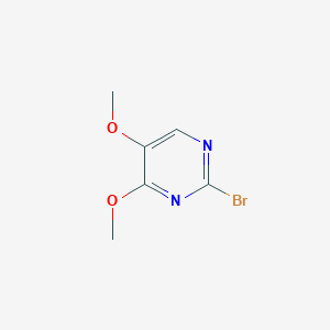 molecular formula C6H7BrN2O2 B11883693 2-Bromo-4,5-dimethoxypyrimidine 