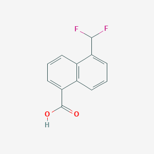 1-(Difluoromethyl)naphthalene-5-carboxylic acid