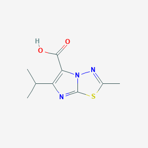 6-Isopropyl-2-methylimidazo[2,1-b][1,3,4]thiadiazole-5-carboxylic acid