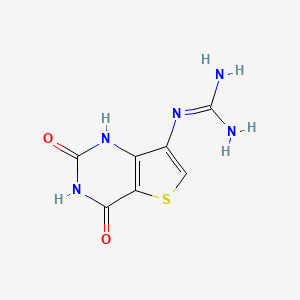 1-(2,4-Dioxo-1,2,3,4-tetrahydrothieno[3,2-d]pyrimidin-7-yl)guanidine