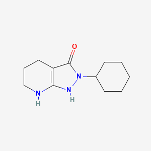 2-Cyclohexyl-4,5,6,7-tetrahydro-2H-pyrazolo[3,4-b]pyridin-3-ol