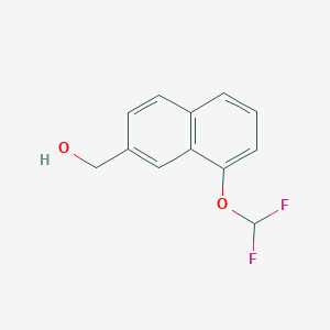 1-(Difluoromethoxy)naphthalene-7-methanol