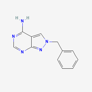 2-Benzyl-2H-pyrazolo[3,4-d]pyrimidin-4-amine