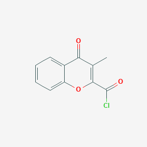 3-Methyl-4-oxo-4H-1-benzopyran-2-carbonyl chloride