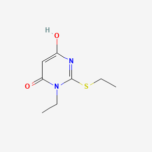 1-ethyl-2-(ethylsulfanyl)-6-hydroxypyrimidin-4(1H)-one