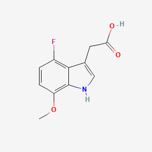 4-Fluoro-7-methoxyindole-3-acetic acid