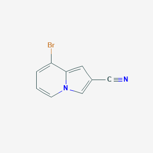 8-Bromoindolizine-2-carbonitrile