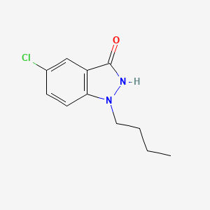 molecular formula C11H13ClN2O B11883979 1-Butyl-5-chloro-1H-indazol-3-ol CAS No. 1016-20-2