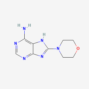 8-Morpholino-7H-purin-6-amine