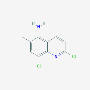 2,8-Dichloro-6-methylquinolin-5-amine