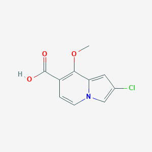 2-Chloro-8-methoxyindolizine-7-carboxylic acid