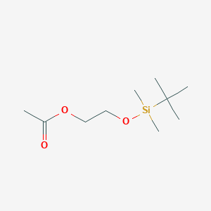 molecular formula C10H22O3Si B11884085 2-((tert-Butyldimethylsilyl)oxy)ethyl acetate 