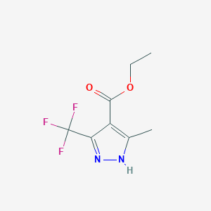 Ethyl 3-methyl-5-(trifluoromethyl)-1H-pyrazole-4-carboxylate