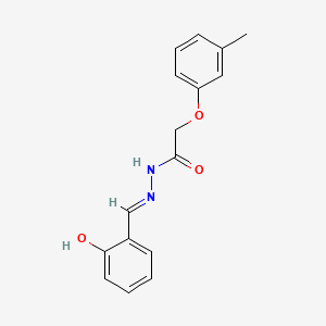 N'-[(E)-(2-hydroxyphenyl)methylidene]-2-(3-methylphenoxy)acetohydrazide