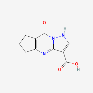 8-Hydroxy-6,7-dihydro-5H-cyclopenta[d]pyrazolo[1,5-a]pyrimidine-3-carboxylic acid