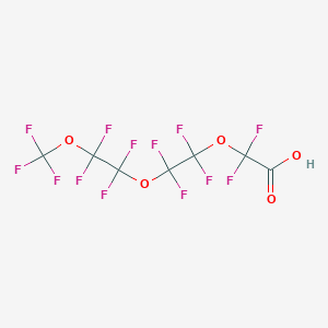 molecular formula C7HF13O5 B118842 全氟-3,6,9-三氧代癸酸 CAS No. 151772-59-7