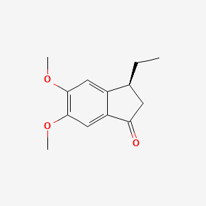 (S)-3-Ethyl-5,6-dimethoxy-2,3-dihydro-1H-inden-1-one