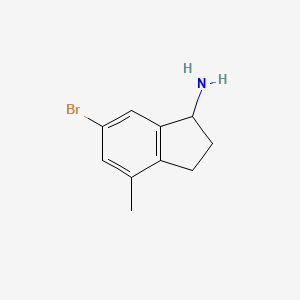 6-Bromo-4-methyl-2,3-dihydro-1H-inden-1-amine