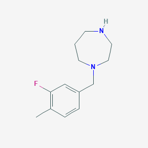 1-(3-Fluoro-4-methylbenzyl)-1,4-diazepane