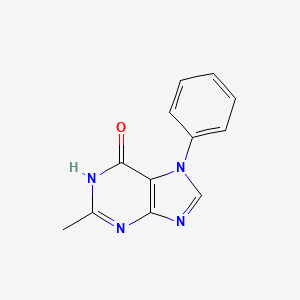 2-Methyl-7-phenyl-1H-purin-6(7H)-one