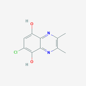 6-Chloro-2,3-dimethylquinoxaline-5,8-diol