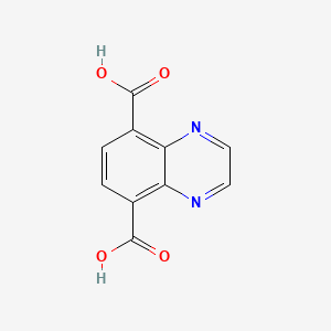 molecular formula C10H6N2O4 B11884499 Quinoxaline-5,8-dicarboxylic acid CAS No. 569660-09-9