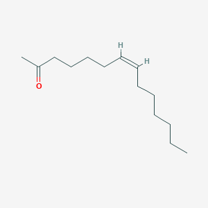 molecular formula C14H26O B118845 7-十四碳烯-2-酮，(7Z)- CAS No. 146955-45-5