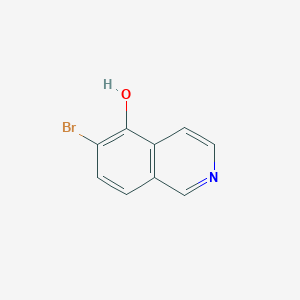 molecular formula C9H6BrNO B11884524 6-Bromoisoquinolin-5-ol 