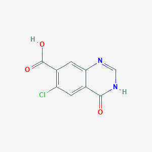 6-Chloro-4-oxo-1,4-dihydroquinazoline-7-carboxylic acid