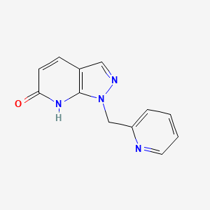 1-(Pyridin-2-ylmethyl)-1H-pyrazolo[3,4-b]pyridin-6(7H)-one