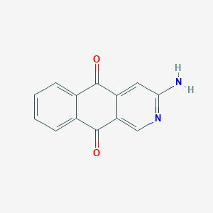 molecular formula C13H8N2O2 B11884674 3-Aminobenzo[g]isoquinoline-5,10-dione CAS No. 646059-00-9