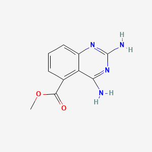 5-Quinazolinecarboxylic acid, 2,4-diamino-, methyl ester