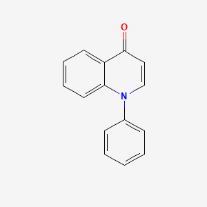 molecular formula C15H11NO B11884752 1-Phenylquinolin-4(1H)-one CAS No. 40695-01-0