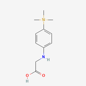 N-[4-(Trimethylsilyl)phenyl]glycine