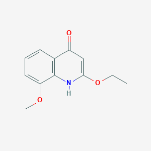 2-Ethoxy-8-methoxyquinolin-4-OL