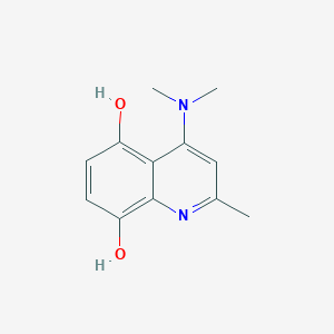 4-(Dimethylamino)-2-methylquinoline-5,8-diol